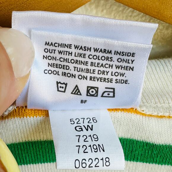 Hanna Andersson Two Piece Pajamas Classic Twee Organic Kidcore Cotton Striped S - Picture 9 of 11